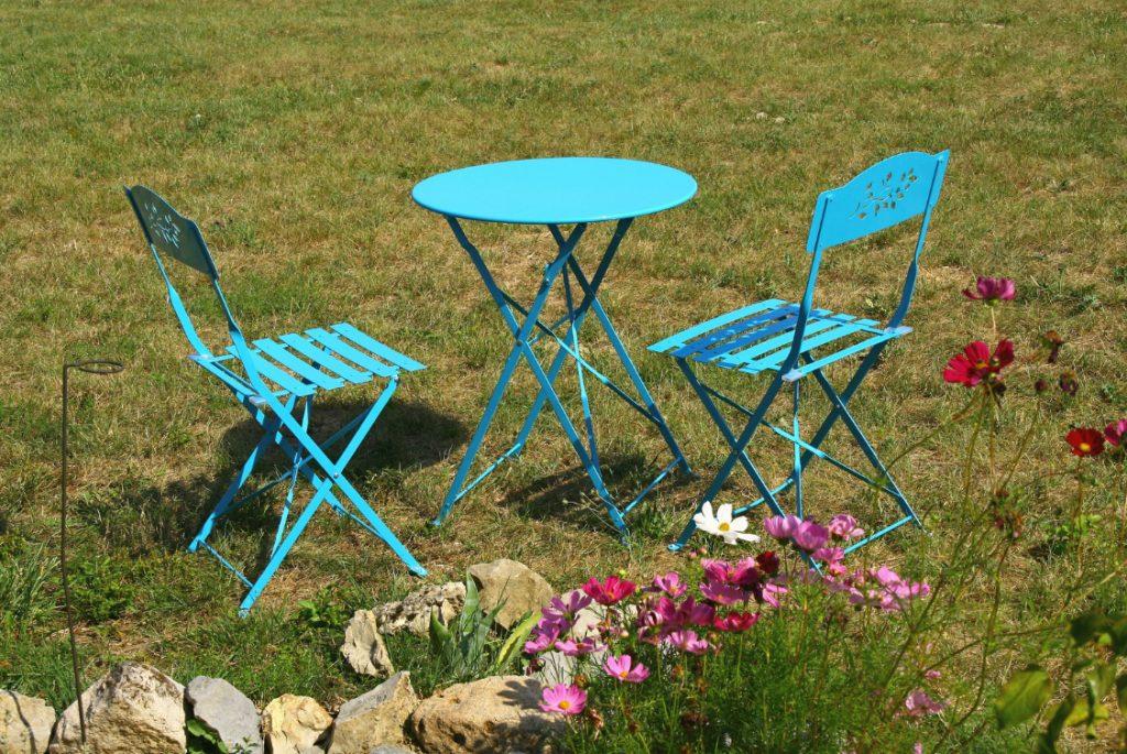 Salon de jardin thermolaquage